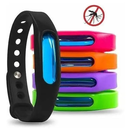 Pulsera Repelente Mosquitos Y Zancudos. Color Al Azar