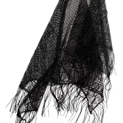 Puntilla Chal Traje Típico Baile Chilote Niña 110x55cms Chic Negro / Mariposa / 279.4 cm / 139.7 cm | niña