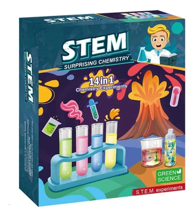 Juego De Química Ciencias Para Niños 14 Experimentos En 1