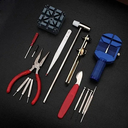 Set Herramientas Relojero 16 Piezas Joyería Reloj Deluxe