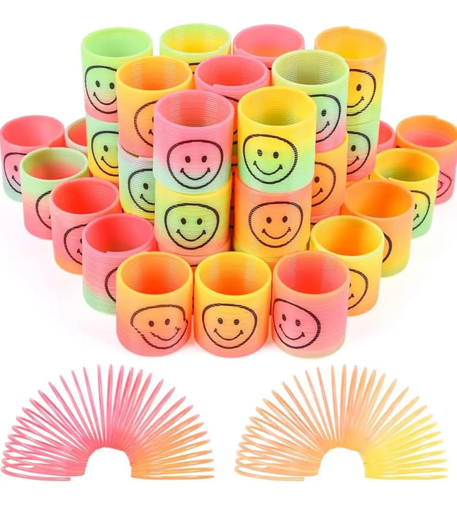 Pack 24 Resortes 3.5 Cm - Juguete Sorpresa Cumpleaños