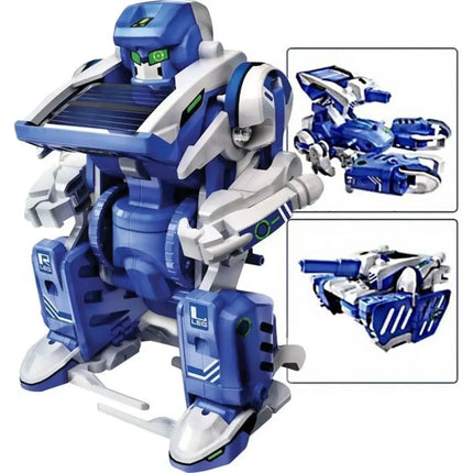 Juguete Educativo Robot Solar 3 En 1 Armable, Niño Azul