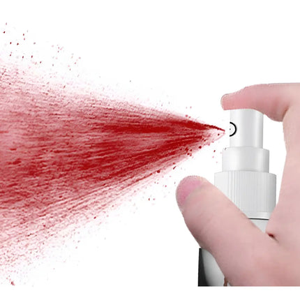 Sangre Falsa Artificial Maquillaje 60ml Spray . Minifiestas ROJO CARMESI