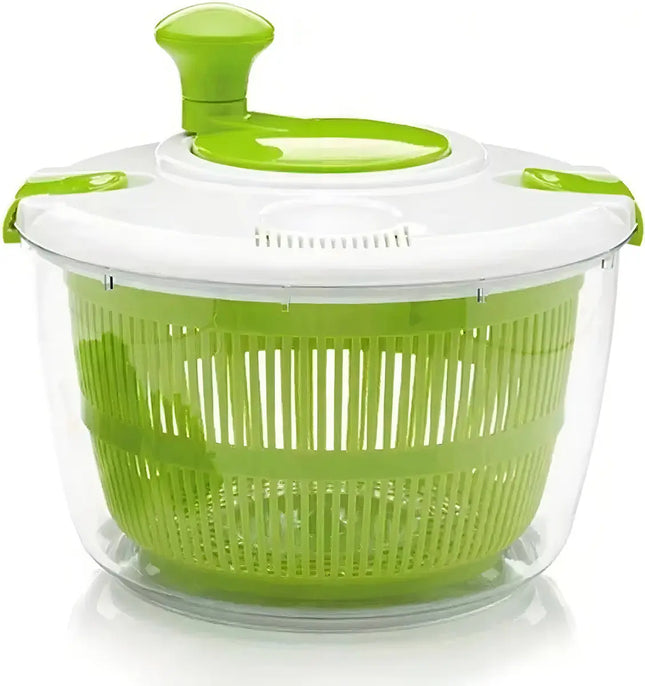 Centrifuga Secador De Lechuga Frutas Salad Spinner Color  Verde