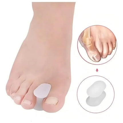 Separador Dedos Silicona Carrete Corrector Juanete Gel Descanso Talla Estándar Standar Silicona