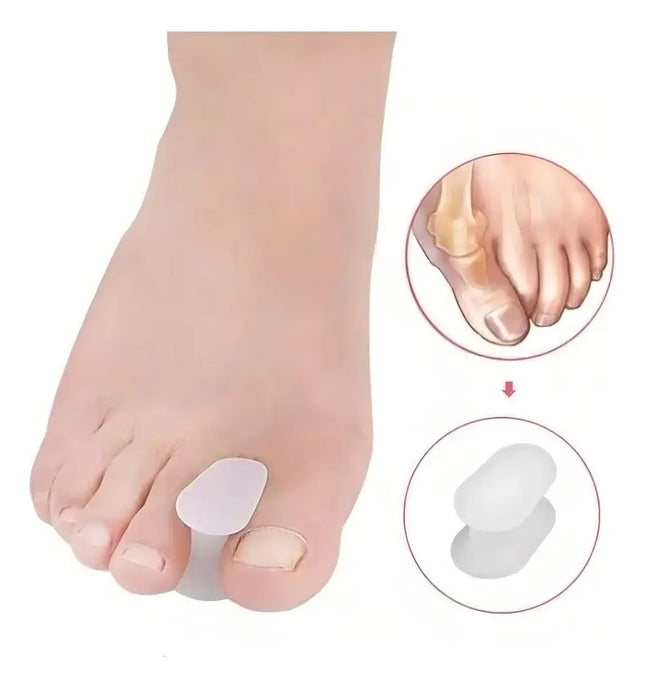 Separador Dedos Silicona Carrete Corrector Juanete Gel Descanso Talla Estándar Standar Silicona
