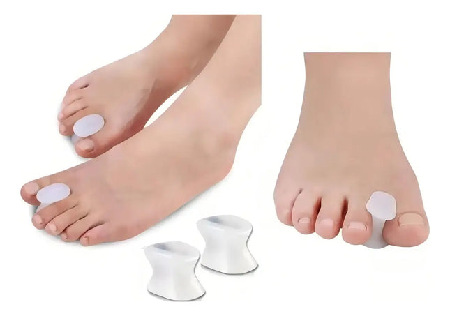 Separador Dedos Silicona Carrete Corrector Juanete Gel Descanso Talla Estándar Standar Silicona
