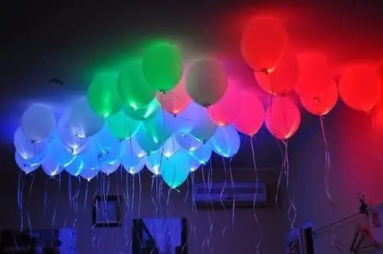 12 Orejas Flúor +12 Lentes Flúor +50 Pulseras +12 Globos Led