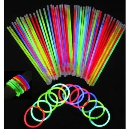 12 Orejas Flúor +12 Lentes Flúor +50 Pulseras +12 Globos Led