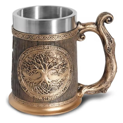 Tazón Shopero Cerveceros Árbol De la Vida Acero Inoxidable 600ml