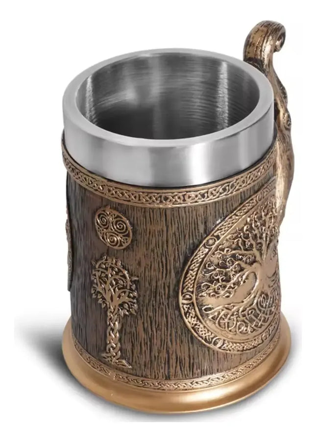 Tazón Shopero Cerveceros Árbol De la Vida Acero Inoxidable 600ml