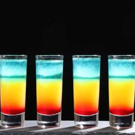 Vasos Shot Tequilero Vidrio Set 12 Vasos Tequila Fiesta Blanco