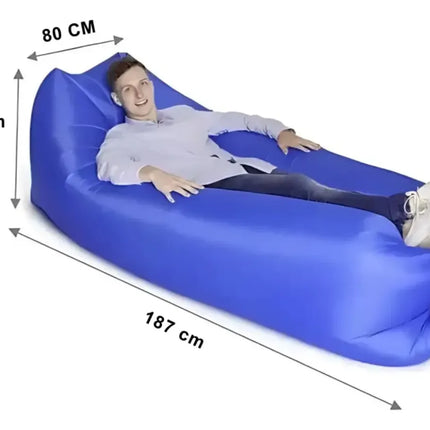Sofá Banano Sillón Inflable Tumbona De Camping Unicolor Surtido AL AZAR