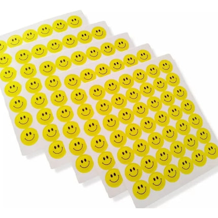 210 Stickers Smile Carita Feliz 15mm Motivacionales Escolar