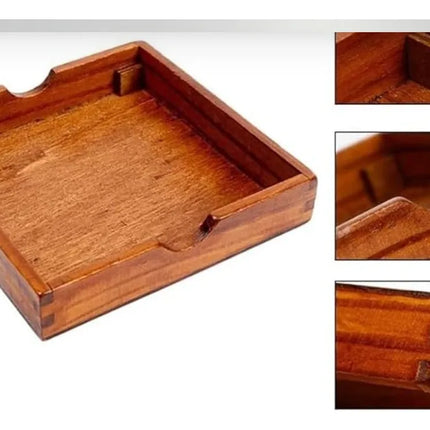 Juego De Mesa Solitario Clásico Juego En Madera, Didáctico