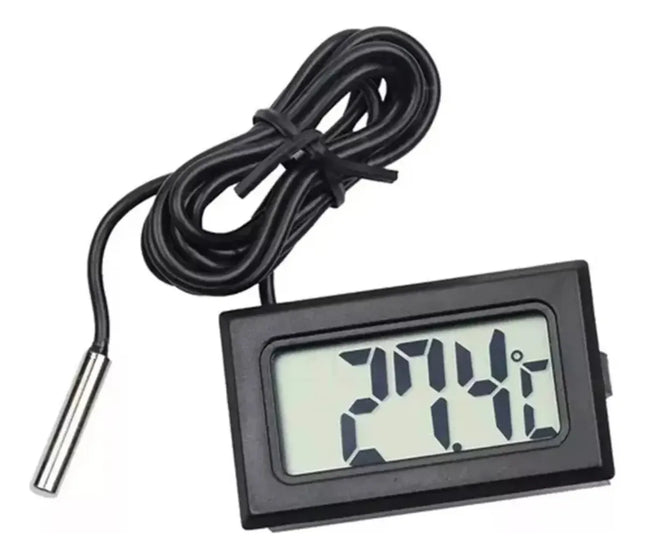 Termómetro Digital Con Sonda -50 A 110 Oc + Pilas