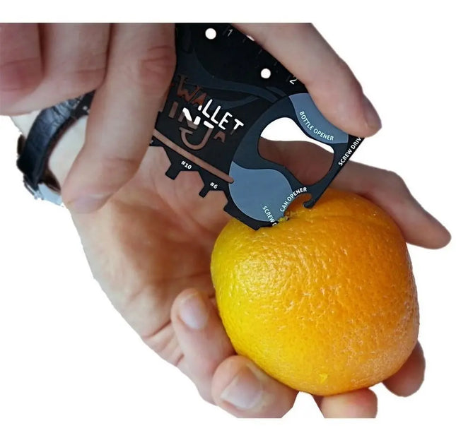 Tarjeta Supervivencia Ninja Wallet Outdoor Pesca 18 En 1