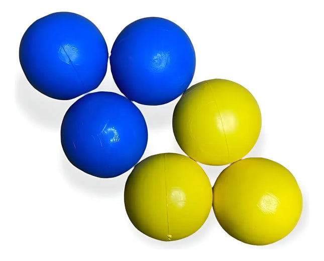 6 Pelotas 32mm Plásticas De Taca Taca Futbolito Taca - Taca Al Azar