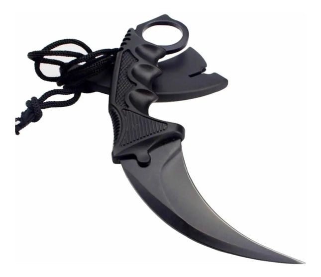 Cuchillo Táctico Karambit + Funda, Camping, Militar, Combate