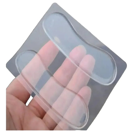 Parches Almohadilla Silicona Protector De Talón Autoadhesiva Transparente