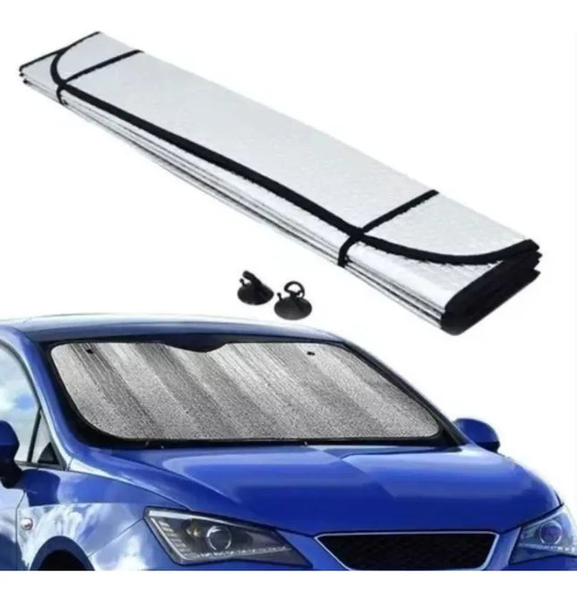 Protector Solar Parabrisa Sombrilla Tapa Sol Auto 130x60 Cm