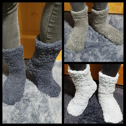 6 X Calcetines De Chiporro Corderito Teddy Pantufla T36-40 SURTIDOS AL AZAR | TALLA UNICA 36-40