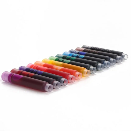 12 Repuesto Cadridge Tinta Para Pluma Fuente Estilográfica