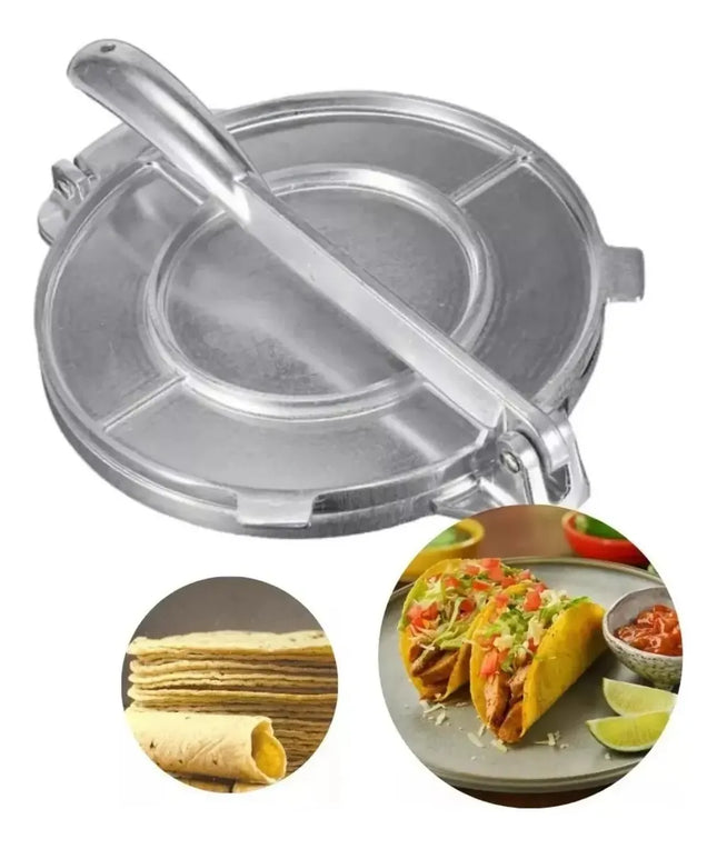 Prensa Para Hacer Tortillas 8 Pulgadas Acero Inoxidable 20cm