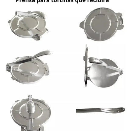 Prensa Para Hacer Tortillas 6 Pulgadas Acero Inoxidable 16cm