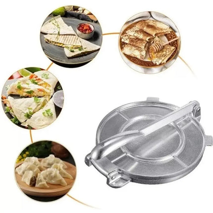 Prensa Para Hacer Tortillas 6 Pulgadas Acero Inoxidable 16cm