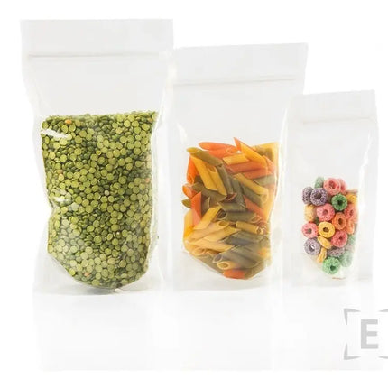 50 Bolsa 1 Kilo Doy pack Hermético, Transparente, Líquidos