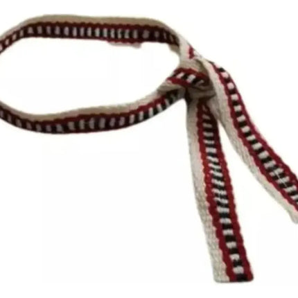 Trarilonco - Bandana Cintillo Mapuche Hombre 100cm Beige