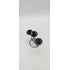 Porta Vela O Candelabro, Triple, Metálica Negra, 3 Brazos Negro