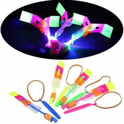 Pack 10 Voladores Con Luz Sorpresa Cumpleaños Y Fiestas