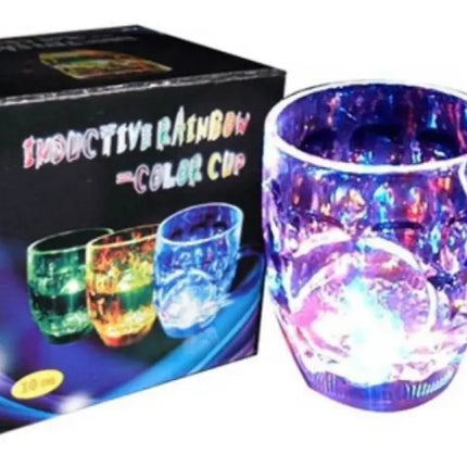 Vaso Luminosos Led Tazón Copete Luces Colores Cotillon 250cc Multicolor