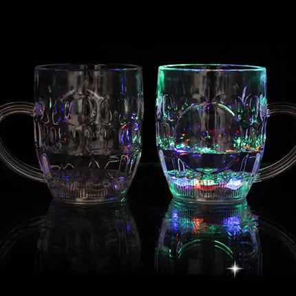 Vaso Luminosos Led Tazón Copete Luces Colores Cotillon 250cc Multicolor