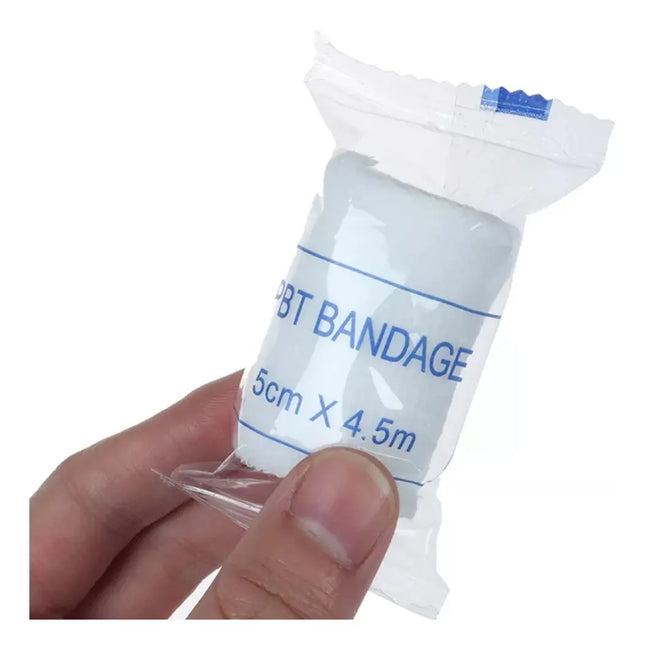 Venda De Gasa Estéril 5cmx4.5mts - 12 Unidades Individuales