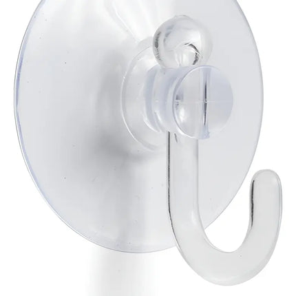 12 Ventosa Chupon Para Vidrio Colgante 4 Cms + Gancho