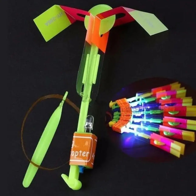Pack 10 Voladores Con Luz Sorpresa Cumpleaños Y Fiestas
