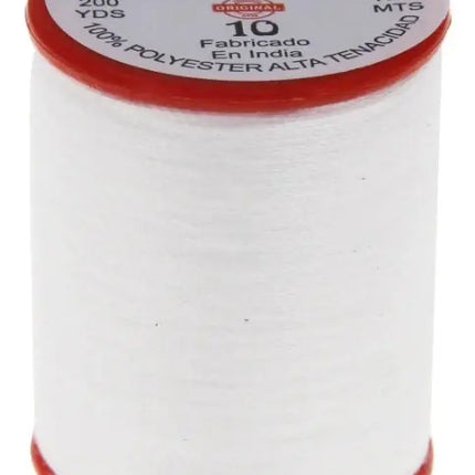 12 Carrete Hilo Volantín Rinoceronte 200 Yds Resistente Poliéster