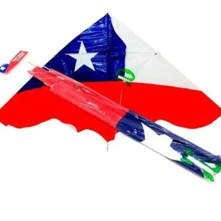 Cometa Bandera Chile Volantín Fiestas Patrias Chilena Rojo, Azul, Blanco / Bandera Chilena