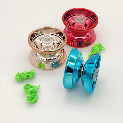 3 Yoyo Metálico Con Rodamiento Butterfly Yo Yo #3 Metalizado  SURTIDOS
