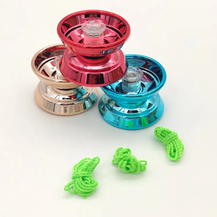 3 Yoyo Metálico Con Rodamiento Butterfly Yo Yo #3 Metalizado  SURTIDOS