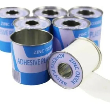 Cinta Deportiva Rígida 5cm Adhesivo Zinc Vendaje Funcional Blanco
