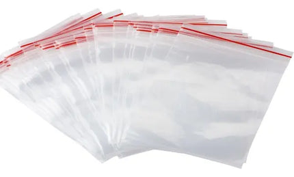 Pack 100 Bolsas Plásticas 14 X 20 Cm Cierre Hermético Zipper